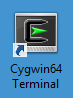 Cygwin64 Terminal desktop shortcut