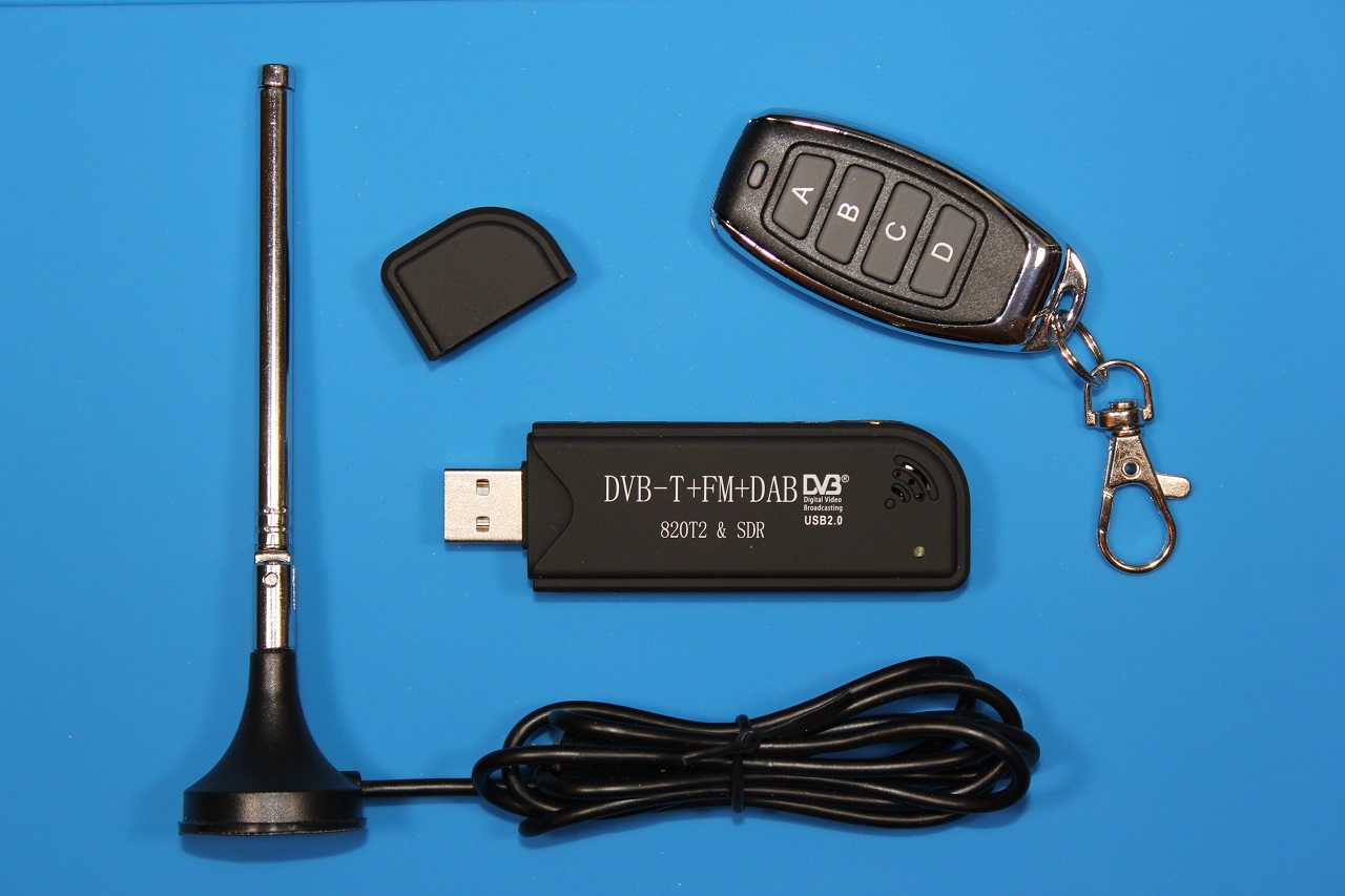 SDR dongle and key fob remote